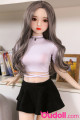Long Hair Mini Slim Waist Real Sex Doll Anya 125CM