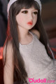 Long Hair Flat Chest Mini Sex Doll Clementine 122cm 4ft