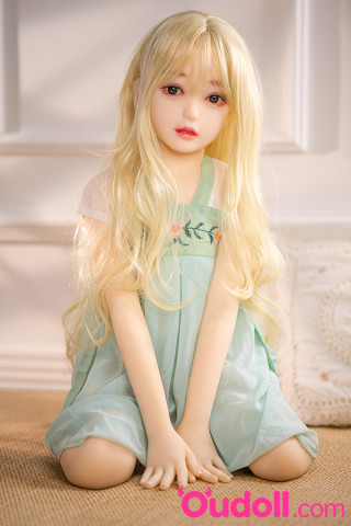 Blond Cute Youngest Petite Sex Doll Janelle 128CM