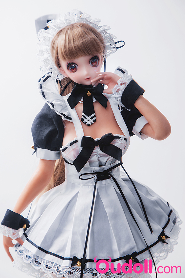 Cute Maid Girl Silicone Love Doll Allenby 60CM