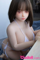 Realistic 108cm Huge Breast Sex Doll with Red Eyes