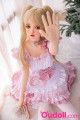 145cm Pink Lolita Dress Long Blonde Hair Doll 